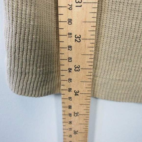 Polo Ralph Lauren Boating Khaki Waffle Knit Dress XS Beige Thermal Coastal 262 - Picture 10 of 10